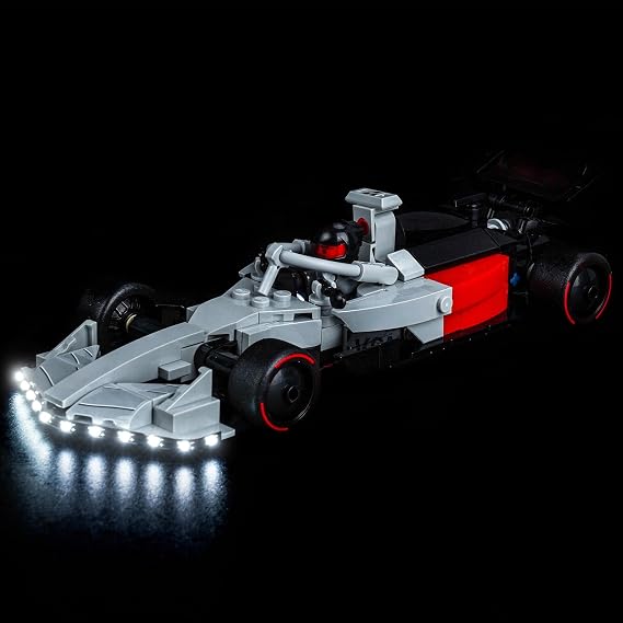 LocoLee LED Light Set Compatible with LEGO 77259 Audi Revolut F1 Team R26 Race Car LED Decoration Lighting Kit Compatible with LEGO 77259 Building Blocks Model Lighting Kit Only, Model Not Included