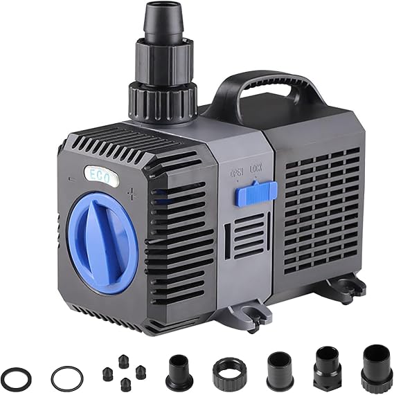 EXLECO Super Eco Submersible Water Pump 4500 L/H 30W Filter Pump for Aquarium and Pond CTP-4800