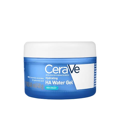 CeraVe Hyaluronic Acid Hydrating Gel for Plump Hydration, 3 Ceramides Identical to Skin, Hyaluronic Acid, Niacinamide and Copper PCA, 48 g