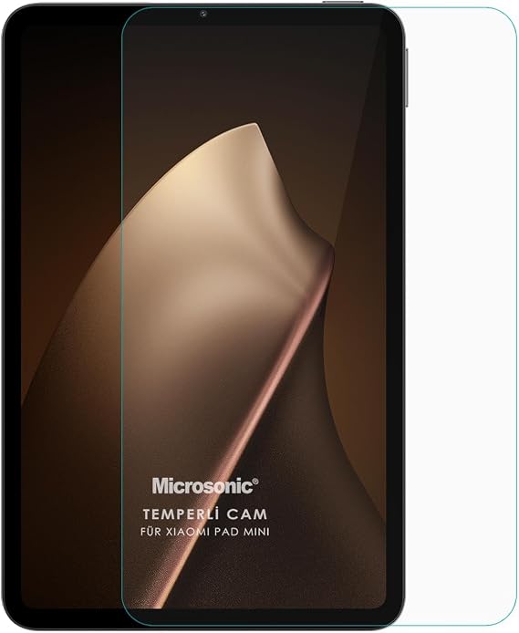 Microsonic Xiaomi Pad Mini Tempered Glass Cam Ekran Koruyucu [Pad Mini ile Uyumlu Ekran Koruyucu - Şeffaf]