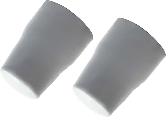 SUL Radiator Valve Cap, Universal Radiator Valve Caps Replacement Push-Fit Grey Plastic Radiator Cap (2)