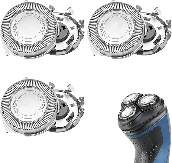 3Pack Replacement Shaver Heads for Philips Series 1000, 2000, 3000