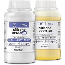 Premium Liquid Silicone Rubber 11 R PRO 30 Molding Silicone for Epoxy Resin Concrete Soap Wax Duplicating Silicone Impression Compound Silicone for Silicone Mold Making Silicone for DIY Resin Moulds 500 g