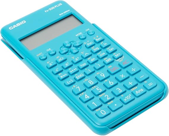 Casio FX-220PLUS 2 Scientific Calculator, Light Blue