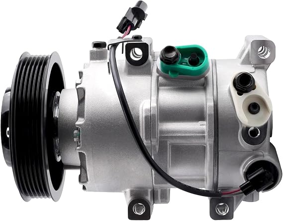 AC Compressor Compatible with Hyundai Accent 2012 2013 2014 2015 2016 2017 KIA Rio 2012-2017 977011R100,977011W600