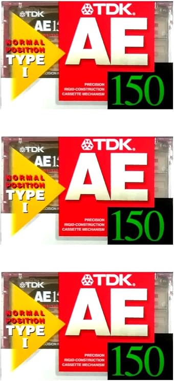 Tdk オーディオカセットテープ 150分 3本 Ae-150x3f