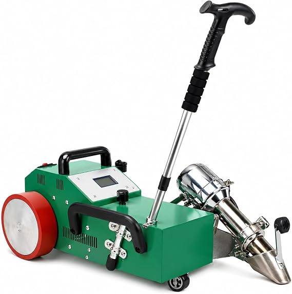 1800W Automatic Hot Air Welder for PVC Fabric, Temperature Range 20-680°C, Ideal for Plastic Welding and Repair, Versatile Tool for DIY Projects