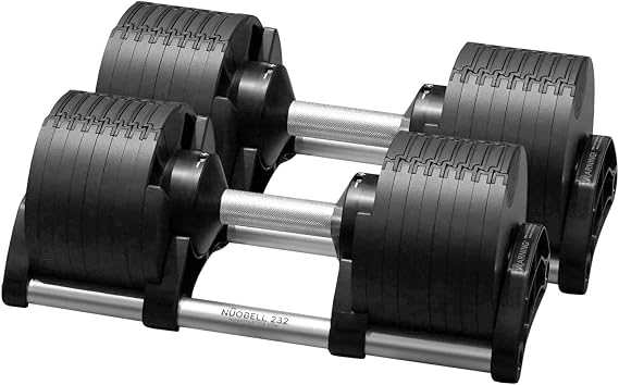 NUO Flexbell, Adjustable Dumbbell, 44.1 lbs 20 kg, 70.5 lbs 32 kg