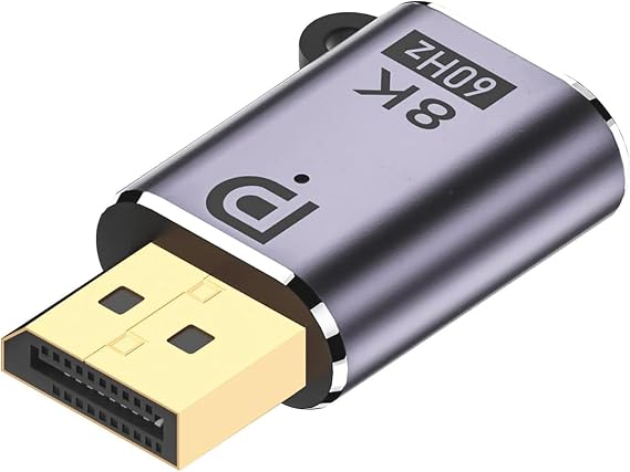 Coverzone DisplayPort to Mini DisplayPort Çevirici 8K 60Hz Ultra HD Görüntü Aktarıcı DP Adaptör Yüksek Hızlı Stabil Bağlantı Tak Çalıştır Laptop Monitör Projeksiyon Uyumlu (ZR1220 Mini DP to DP)