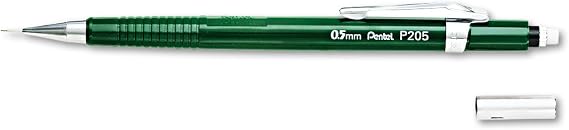 Pentel Mechanical Pencil for Technical Drawing and Writing, 0.5mm, Green, In Original Box