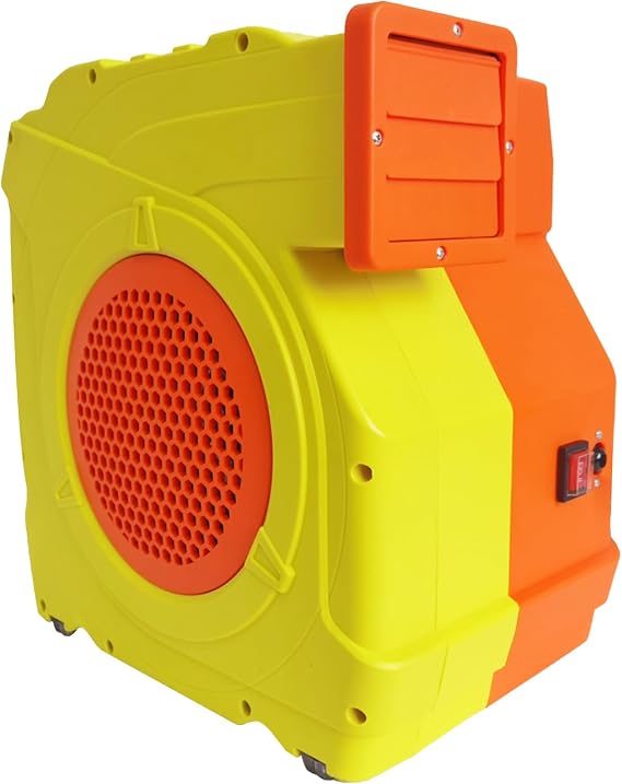 Bounce House Blower, Dual - Mode 1.5HP/2HP Commercial Air Blower with Double-Sided Fan Blade Design, Strong Wind and Great Heat Dissipation Properties for Bouncy Castle, Jump Slides, Arch, Inflatables