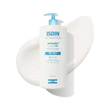 ISDIN Ureadin Lotion10, Loción Hidratante Corporal con Urea, Hidrata la Piel Seca y Alivia la Sensación de Tirantez