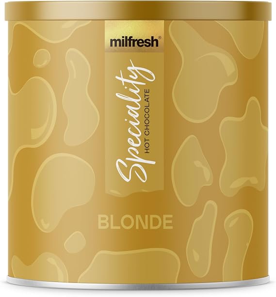 Milfresh Speciality Hot Chocolate 2kg (90 Servings) Add Milk White Hot Chocolate Powder (2kg, Blonde)