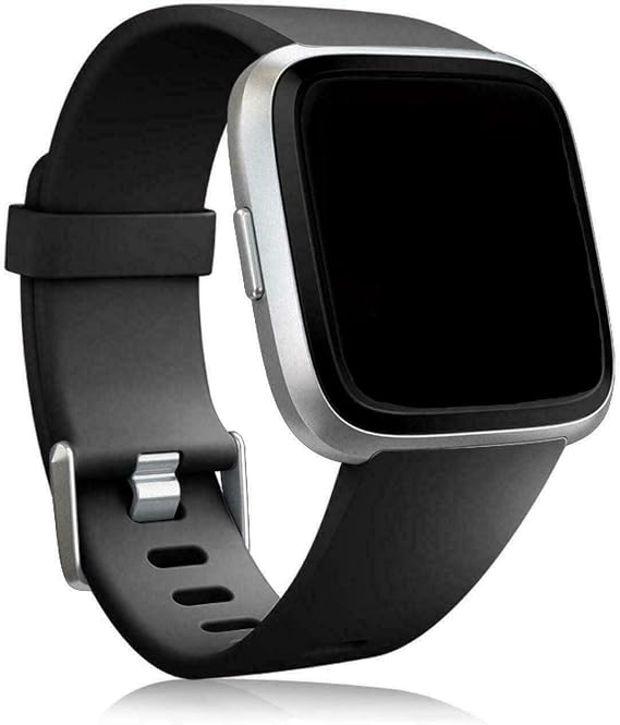 Bobo Compatible with Fitbit Versa Strap/Fitbit Versa 2 Strap, Soft Silicone Sport Replacement Straps for Fitbit Versa 2/Fitbit Versa/Versa Lite/Versa SE