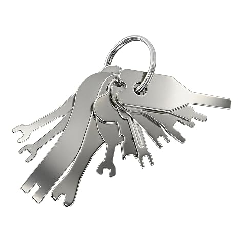 11pc Emergency Light Test Key Compatible with Simplex Kidde