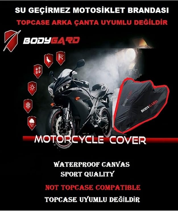 Honda Forza 250 Motosiklet Brandası,branda,örtü-siyah