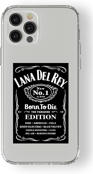 Iphone 13 Pro ile Uyumlu Lana Del Rey Ticket Tasarım Baskılı Şeffaf Kılıf