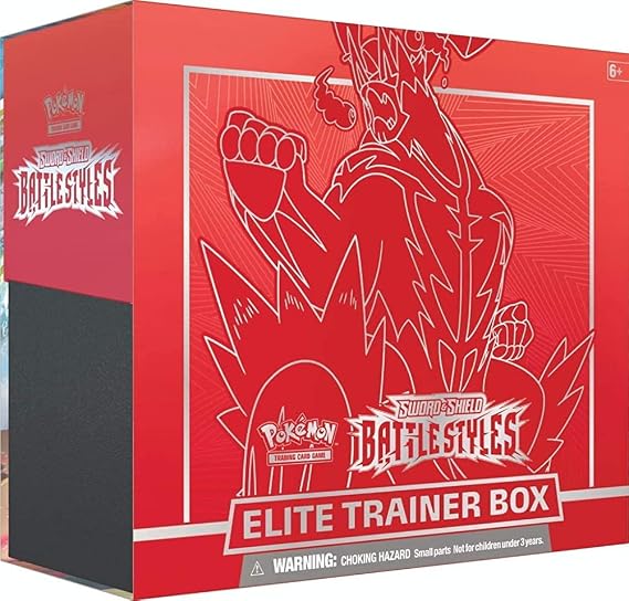 Pokemon TCG Sword & Shield Battle Style Elite Trainer Box, Red