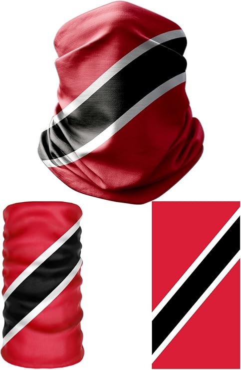 e taktik Multifunctional Flag of Trinidad and Tobago Seamless UV+Face Mask Headband Bandana Do Rag Hairband