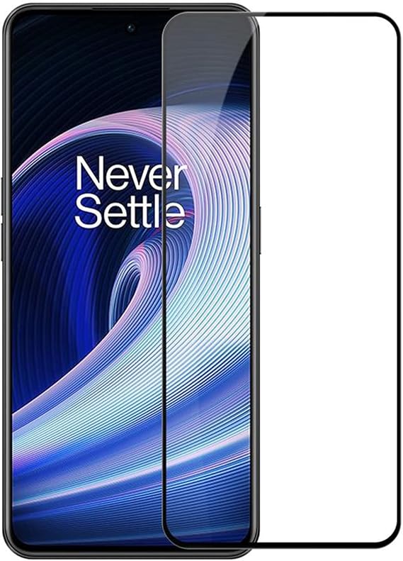 Microcase OnePlus Ace Pro 5G Tam Kaplayan Çerçeveli Tempered Ekran Koruyucu - Siyah