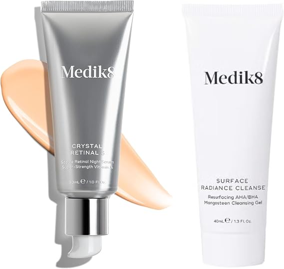 Medik8 Crystal Retinal 6 & Surface Radiance Cleanse Travel