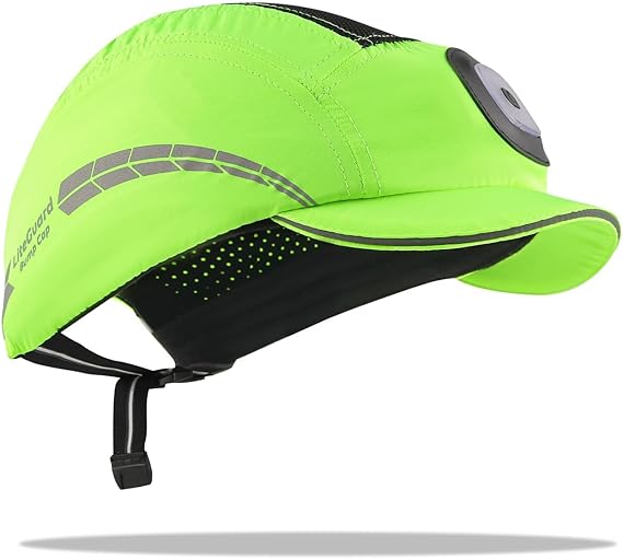 HEARMOR Lightweight Bump Cap with Reflective Stripes, Breathable Baseball Cap Style, Head Protection Hard Hat for Men and Women