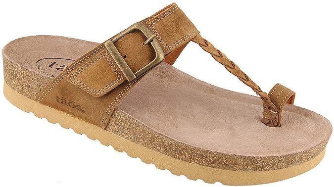 Taos Footwear Women's Hippie Sandals - Beige -