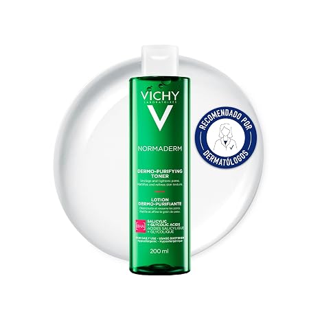 Vichy, Normaderm Purifying Toner, Toning Face Lotion, 200 ml