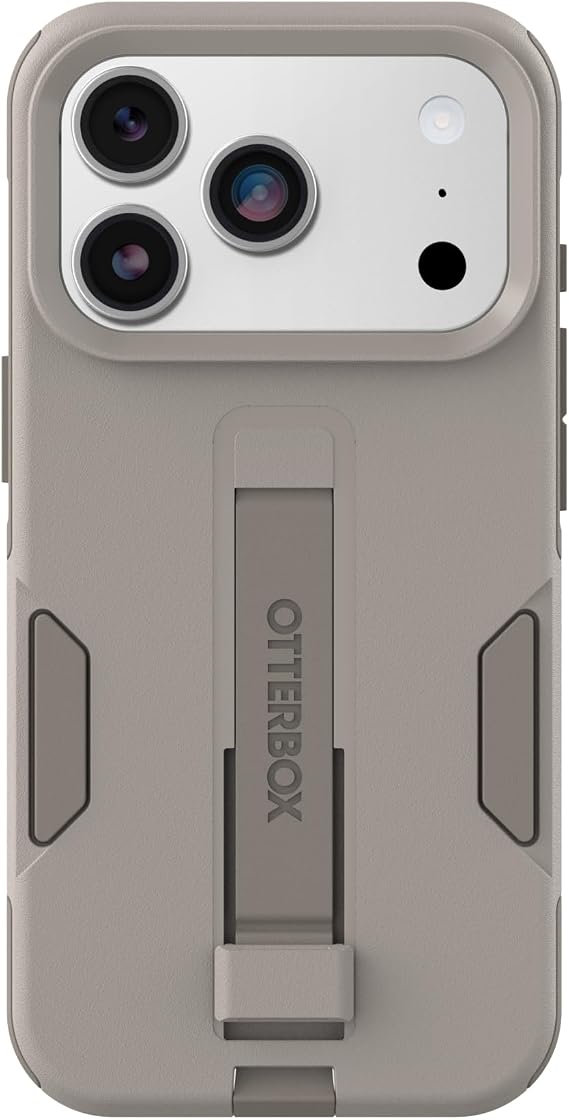 OtterBox iPhone 18/17 Pro コミューターシリーズ グリップケース - グレー/ブラウン