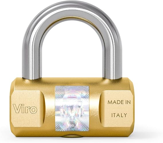 Viro 102 Cylinder Padlock Brass 50 mm