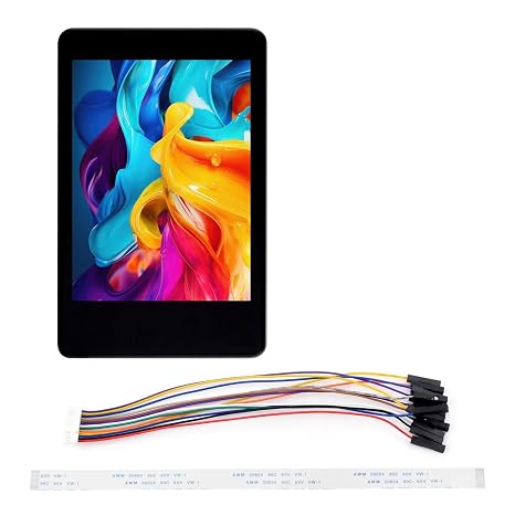 Waveshare 2inch Capacitive Touch Display IPS Module, for Raspberry Pi/Raspberry Pi Pico/ESP32, 262K Colors, 240 x 320 Resolution, Faster Response and More Durable