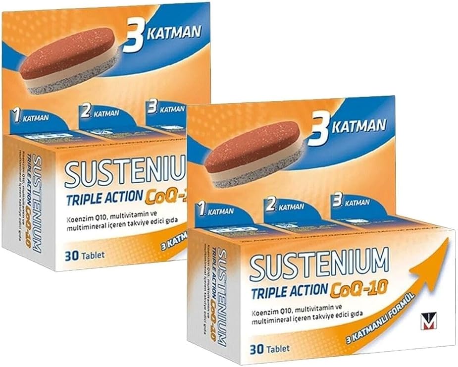 Sustenium Triple Action Coq-10 30 Tablet 2 Adet