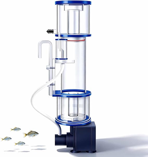 100-150l Aquarium Surface Skimmer, Protein Skimmer, 3-level Adjustable Height Bracket, Air Intake Silencer, With Needle Brushes, Powerful Suction Cup, For Fish Tank