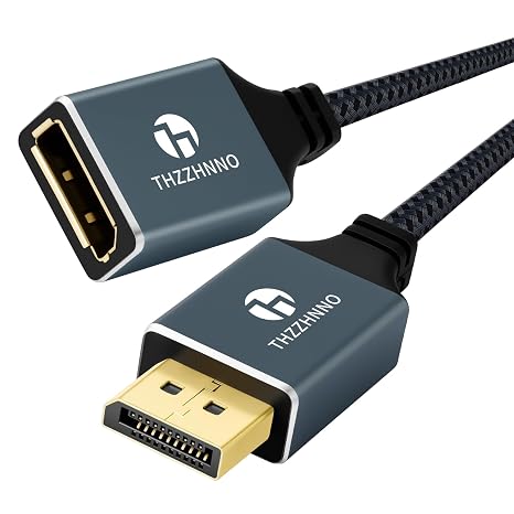 DisplayPort Extension Cable 1M, DisplayPort 4K Male to Female Cable, DP to DP Extended Lead Supports 4K@60Hz for Gaming Monitor, Graphics, PC