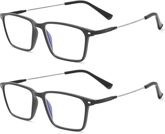 2PC Multi Focus 3 Power Progressive No Line Readers Computer Reading Glasses