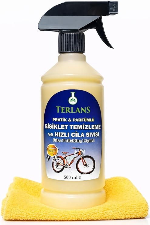 Terlans Parfümlü Bisiklet Temizleyici & Hızlı Cila 500 ml + Mikrofiber Bez