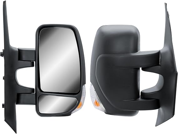 Driver Right Side Wing Mirror O/S Electric and Heated with Signal Light and Temperature Sensor for Renault Master III 2010 to 2024 Vauxhall Movano B 2010 to 2022