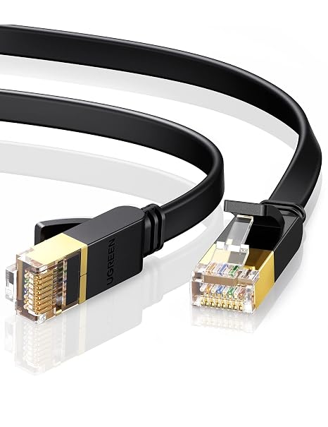 Ugreen CAT7 U/FTP Flat Ethernet Kablosu 5 Metre