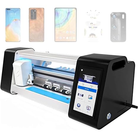 Hydrogel Film Cutting Machine, Intelligent Automatic Cutter for Mobile Phones, Tablets, Computers, DIY Function, Offline Support, 16" Membrane Compatible