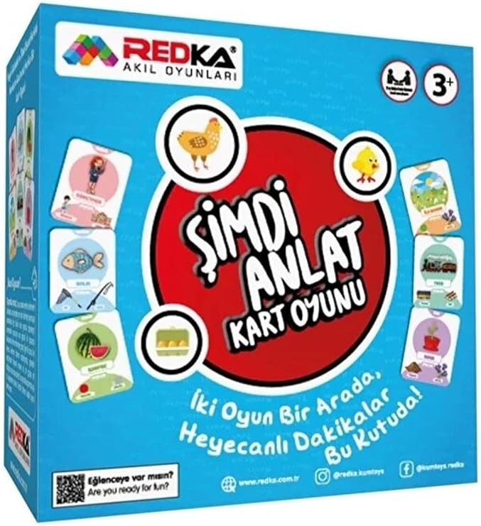 Redka Şimdi Anlat Rd5463 Akıl, Zeka ve Strateji Oyunu, Kutu Oyunu