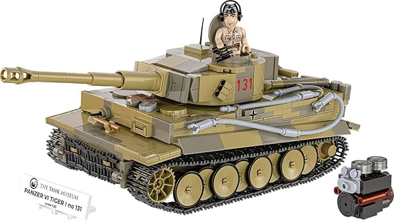 Cobi Tiger 131 1:35 898 pieces 1 figure The Tank Museum