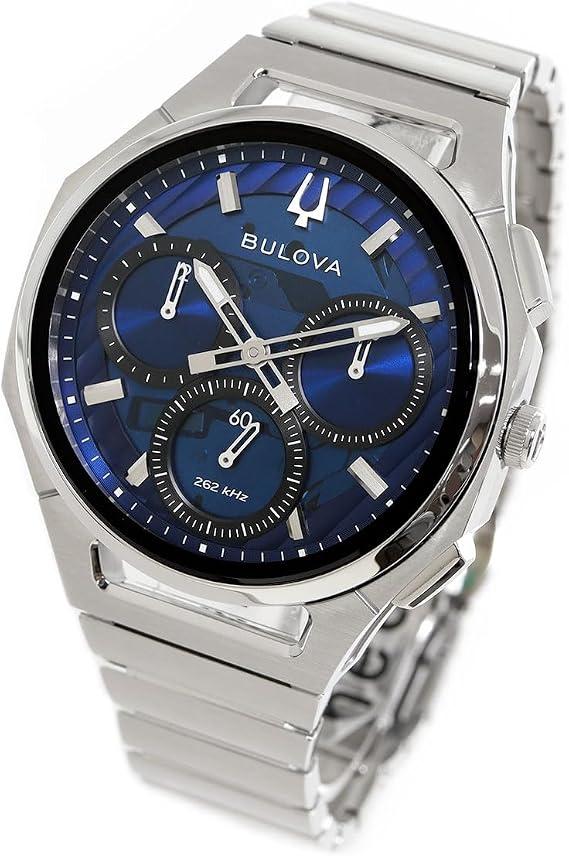 Bulova Curv NR20-Y1D 96A339 Stainless Steel Men's Watch