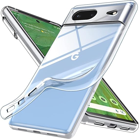 For Google Pixel 7 Case - Slim Thin Shockproof Flexible TPU Cover Clear