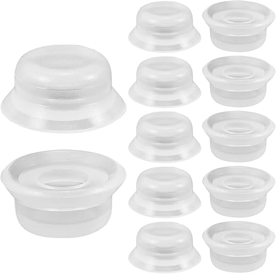 12pcs Float Valve Gaskets Silicone Pressure Cooker Valves Liners with Good Elasticity Safe Cooking Seal for Kitchen Use Compatible with Instant Pot Duo 3, 5, 6, 8 Quart Duo Plus