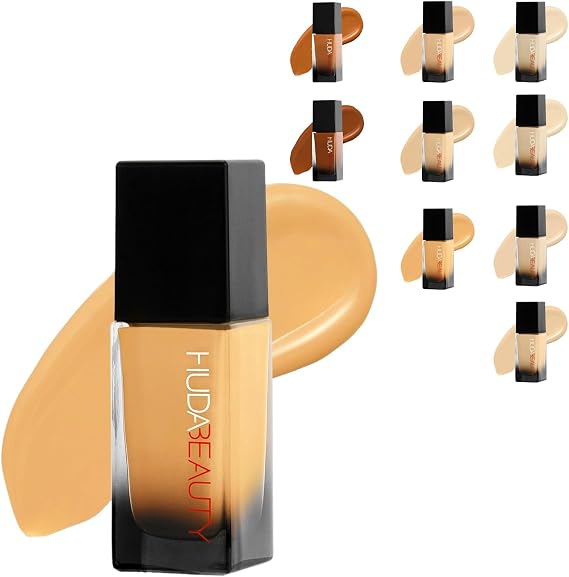 Huda Beauty Easy Blur Natural Airbrush Foundation with Niacinamide - Long-Lasting,Weightless Feel for a Flawless Finish (#170)