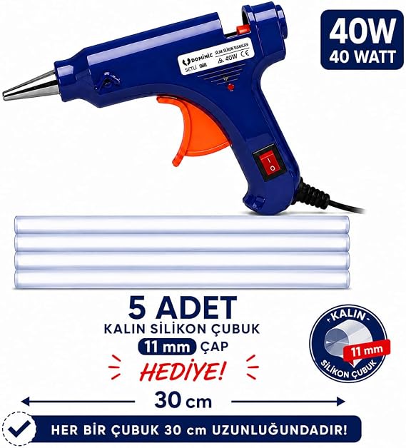 Sıcak Silikon Tabancası 40W Güç