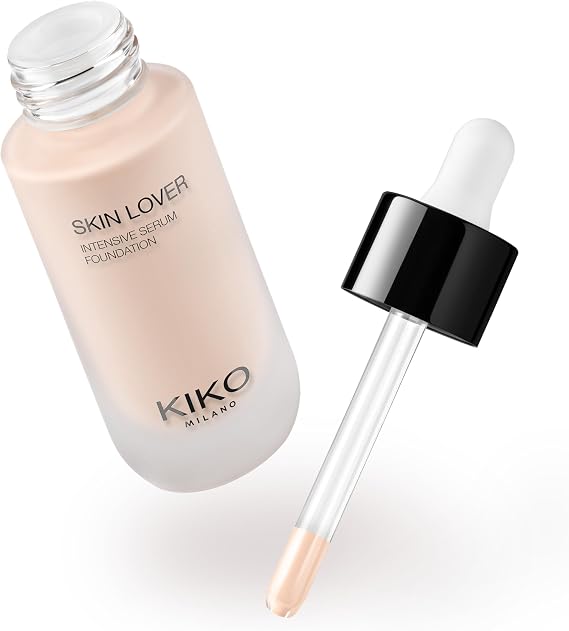 KIKO Milano Skin Lover Intensive Serum Foundation 1NG, Long-Lasting Moisturising Serum Foundation