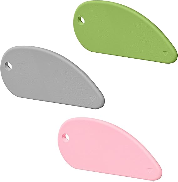 3 Pcs Box Opener Tool, Parcel Opener, Nlsqw Letter Photo Boxes Tool, Portable Letter Opener Tools for Opening Courier Envelope (3 Colors)