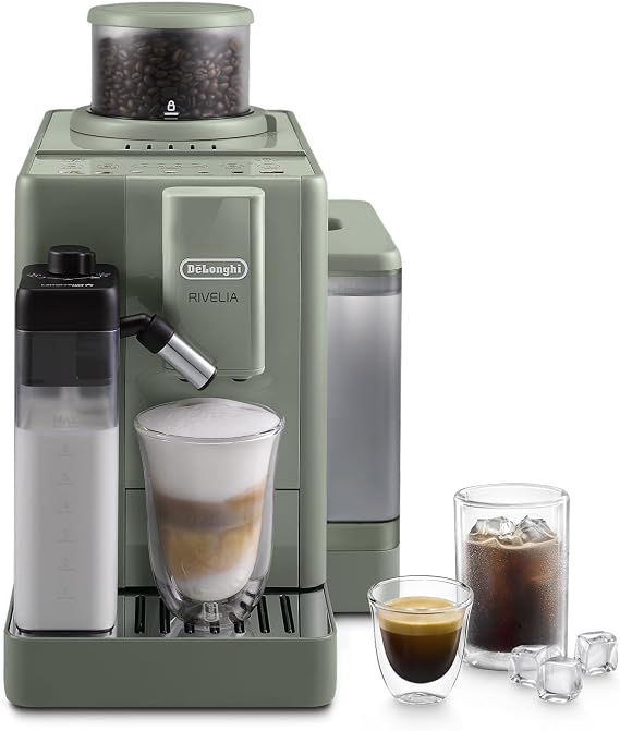 De'Longhi Rivelia Start - Automatic Coffee Machine 10 Drinks Green