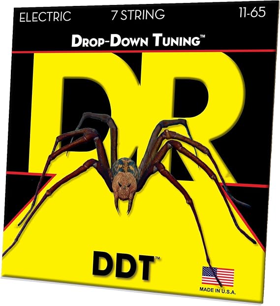 DR DDT711 Strings DDT : Drop Down Tuning Electric 7 St Ex Heavy
